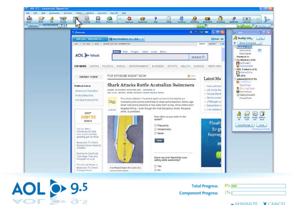 Install aol 9.6 free download