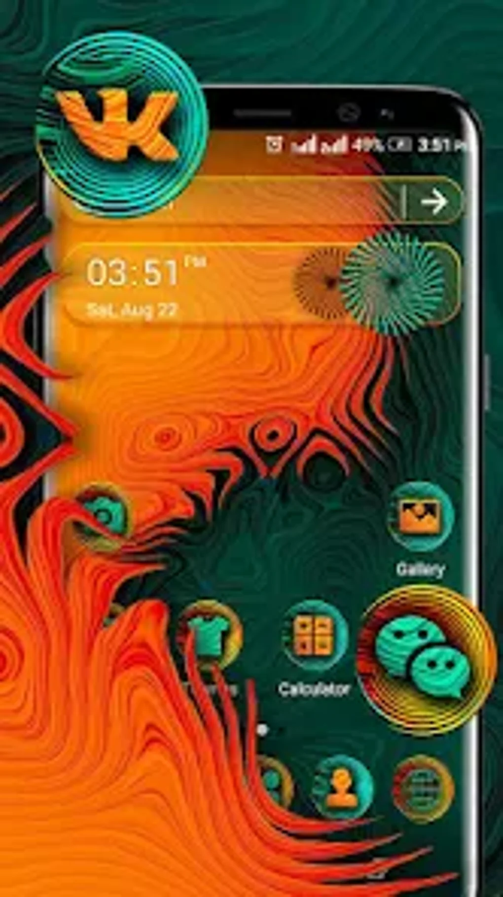 Color Liquid Launcher Theme for Android Download