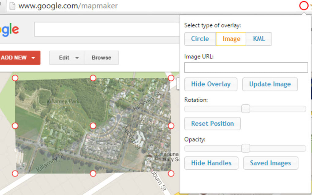 Map Maker Overlay Screenshot 