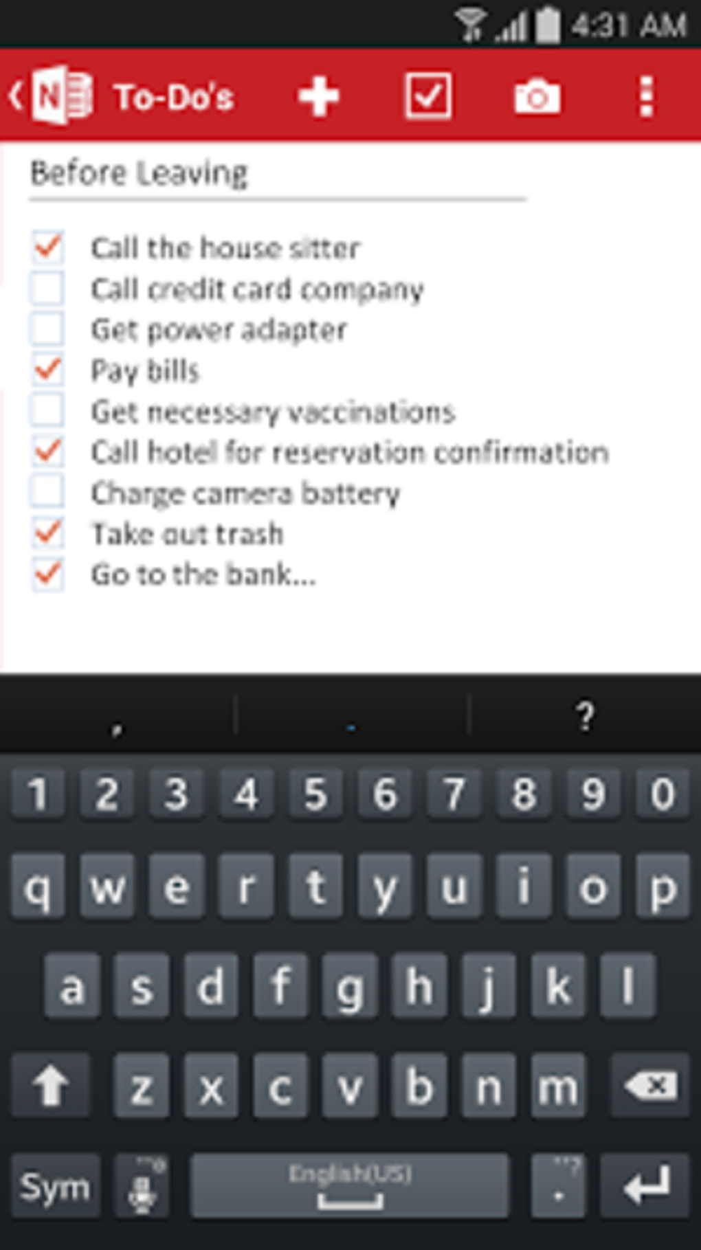 microsoft notes for android