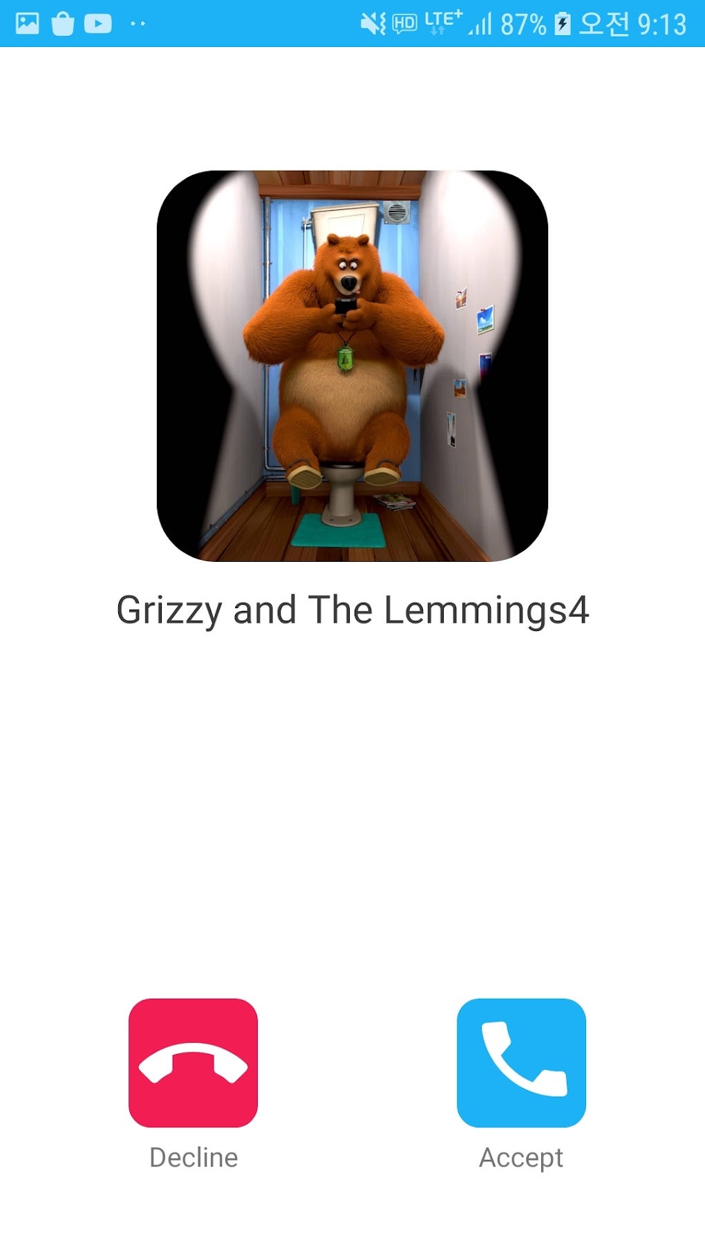 Grizzy and The Lemmings Video Call Fake Chat para Android - Download