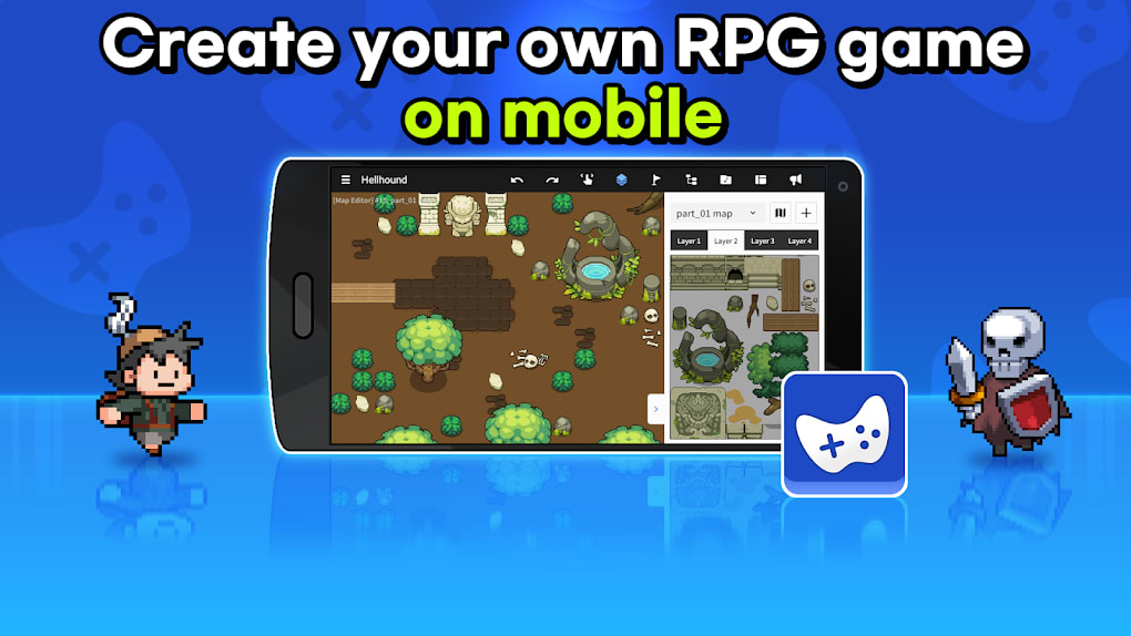 Tutorial de como jogar Rpg Maker no celular (Android)