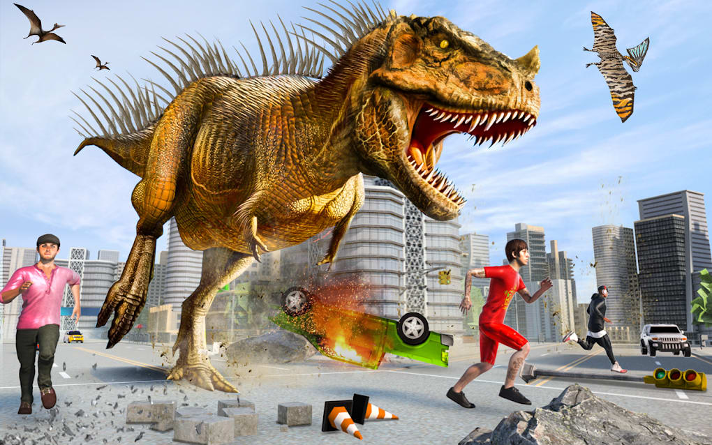 Download Dinosaur Games City Rampage android on PC