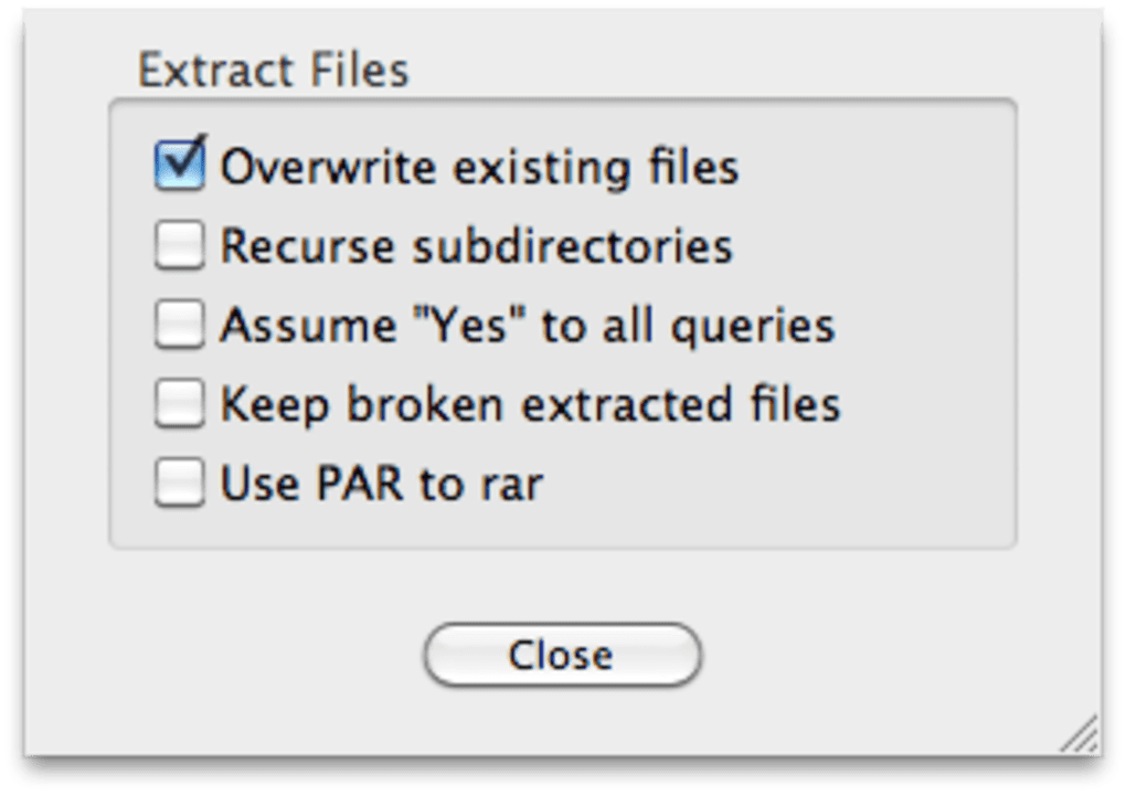 unrarx wont extract to desktop