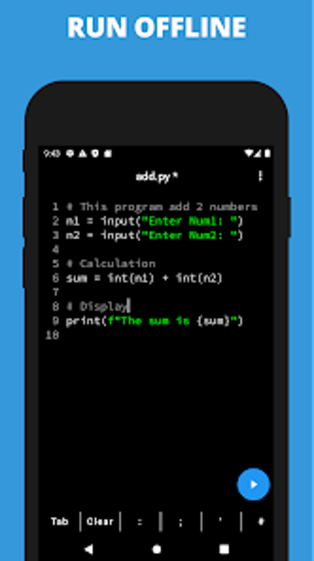 Python Interpreter для Android — Скачать