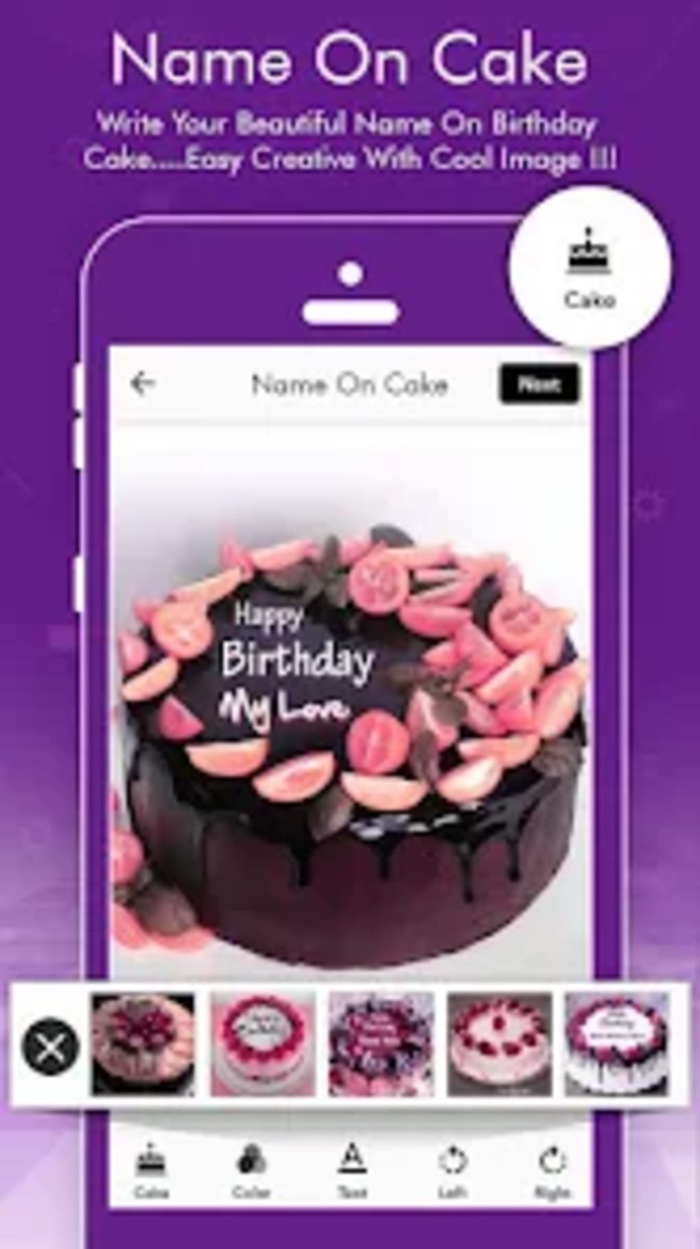 Name on Birthday Cake - Android App + Facebook and Admob Integration by  enerjik_tech