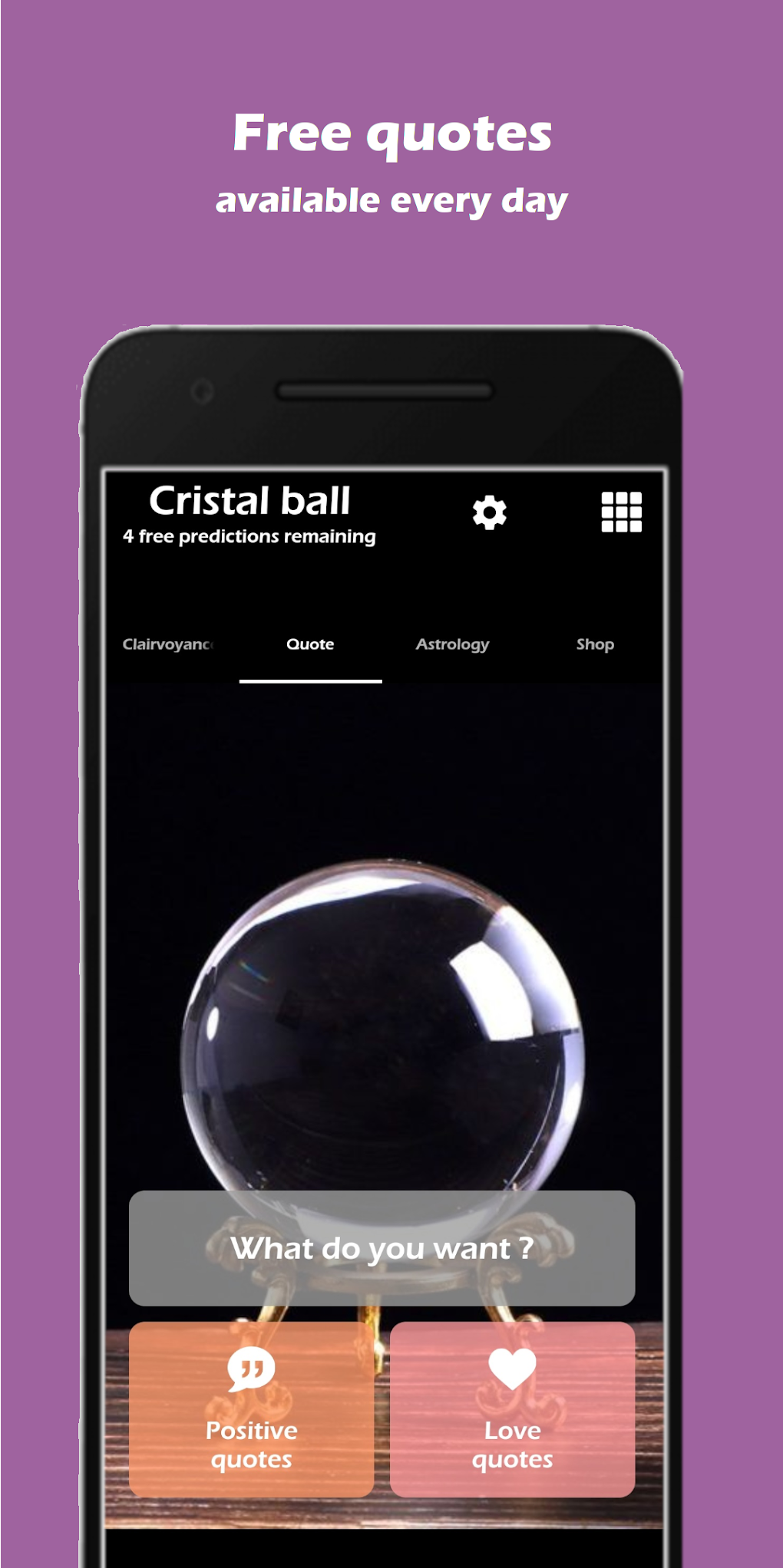 Crystal Ball : Predict your future для Android — Скачать