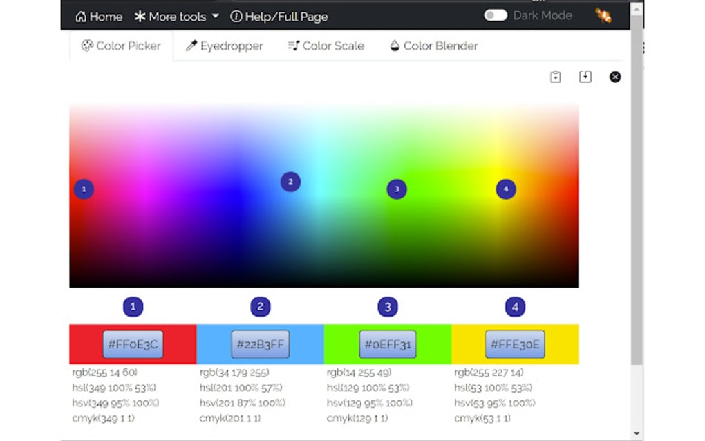 online color code picker from image