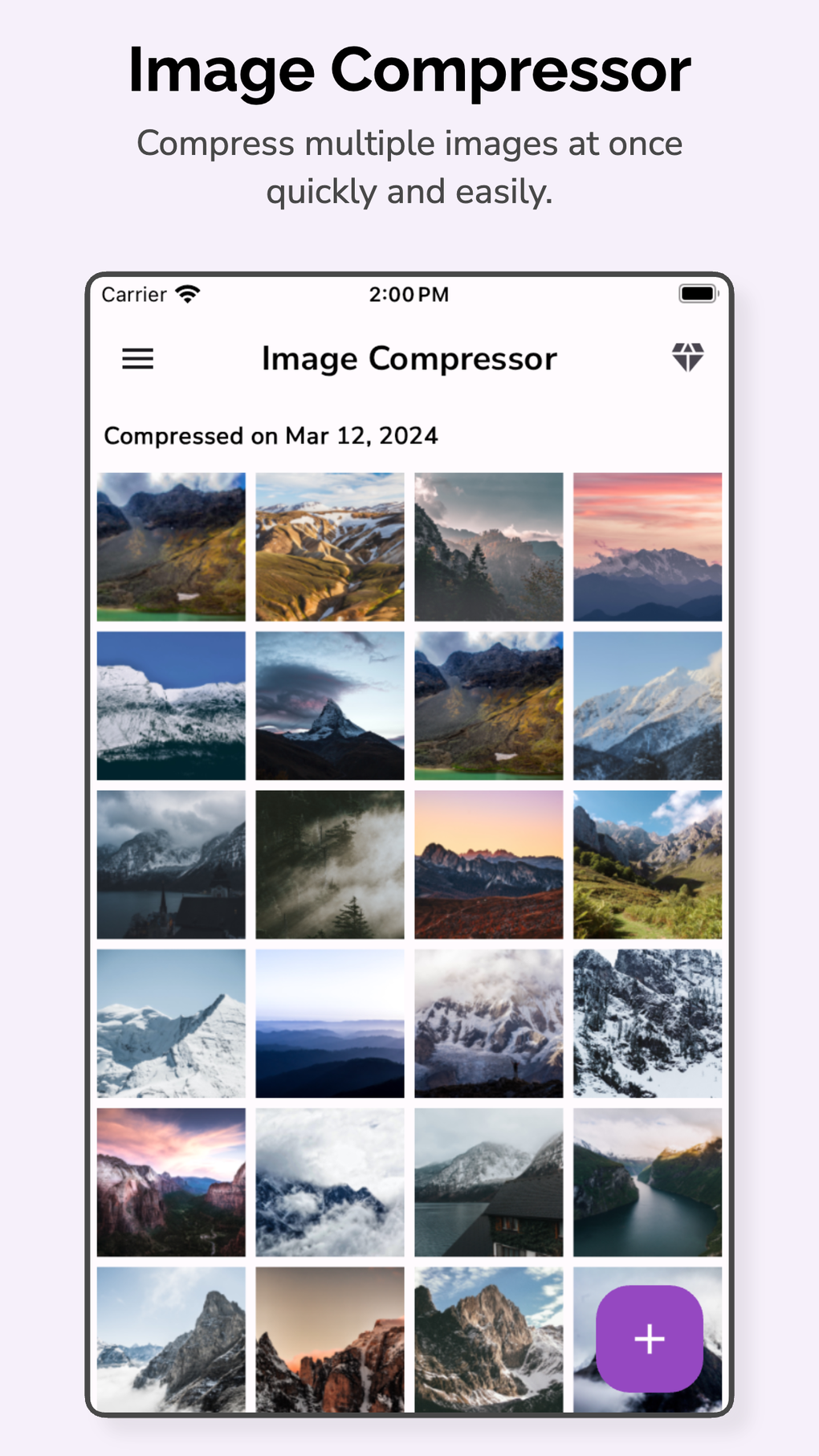 Image Compressor MB to kB para iPhone Descargar