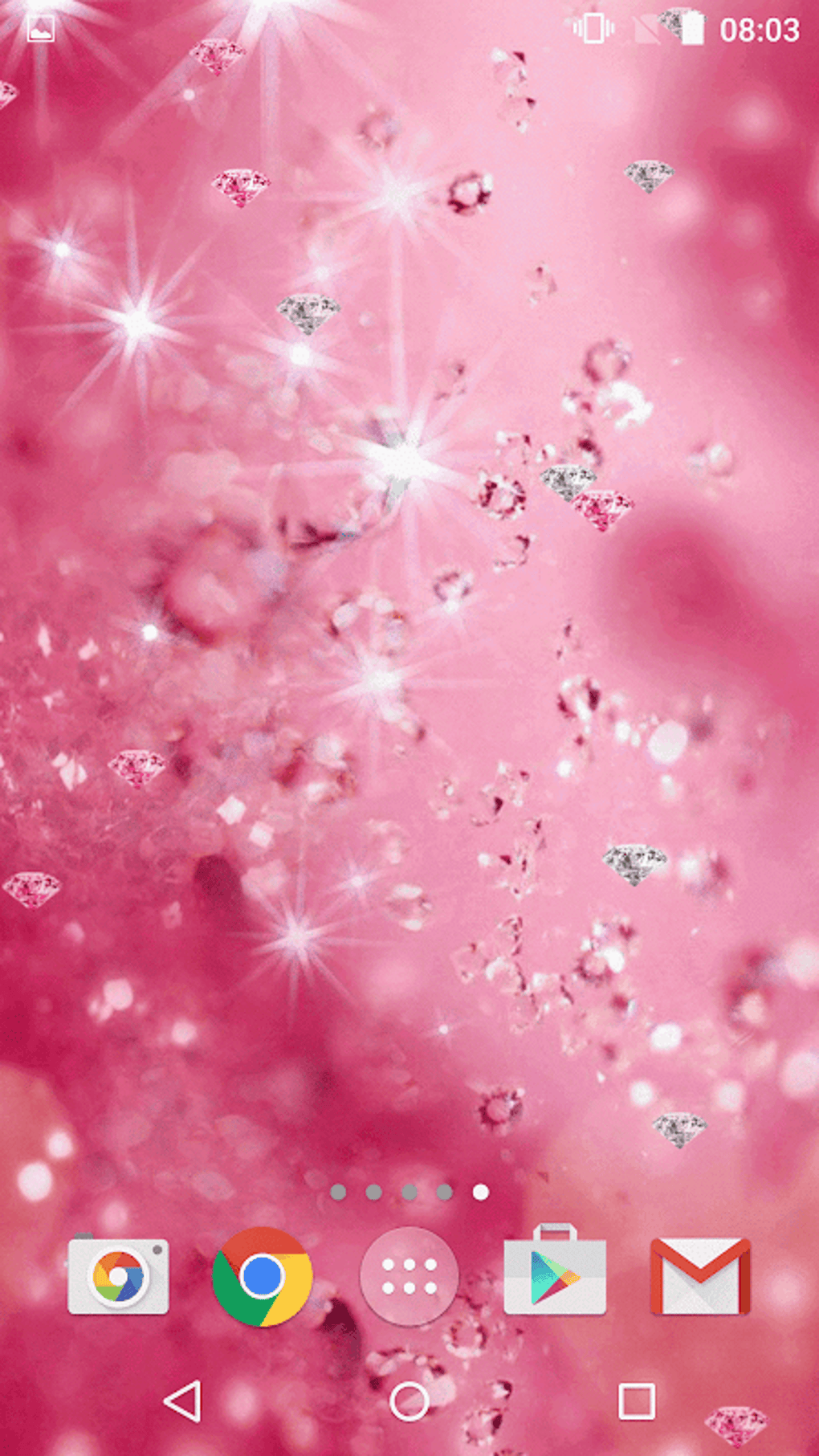 Pink Diamonds Live Wallpaper APK for Android - Download
