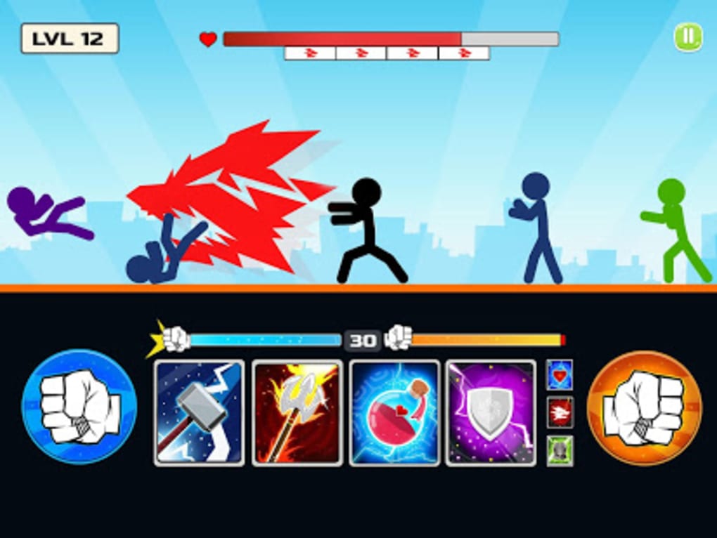 Download Stickman Fighter : Mega Brawl android on PC