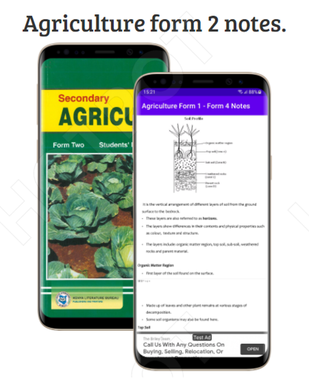 Agriculture: form 1 - 4 notes. для Android — Скачать