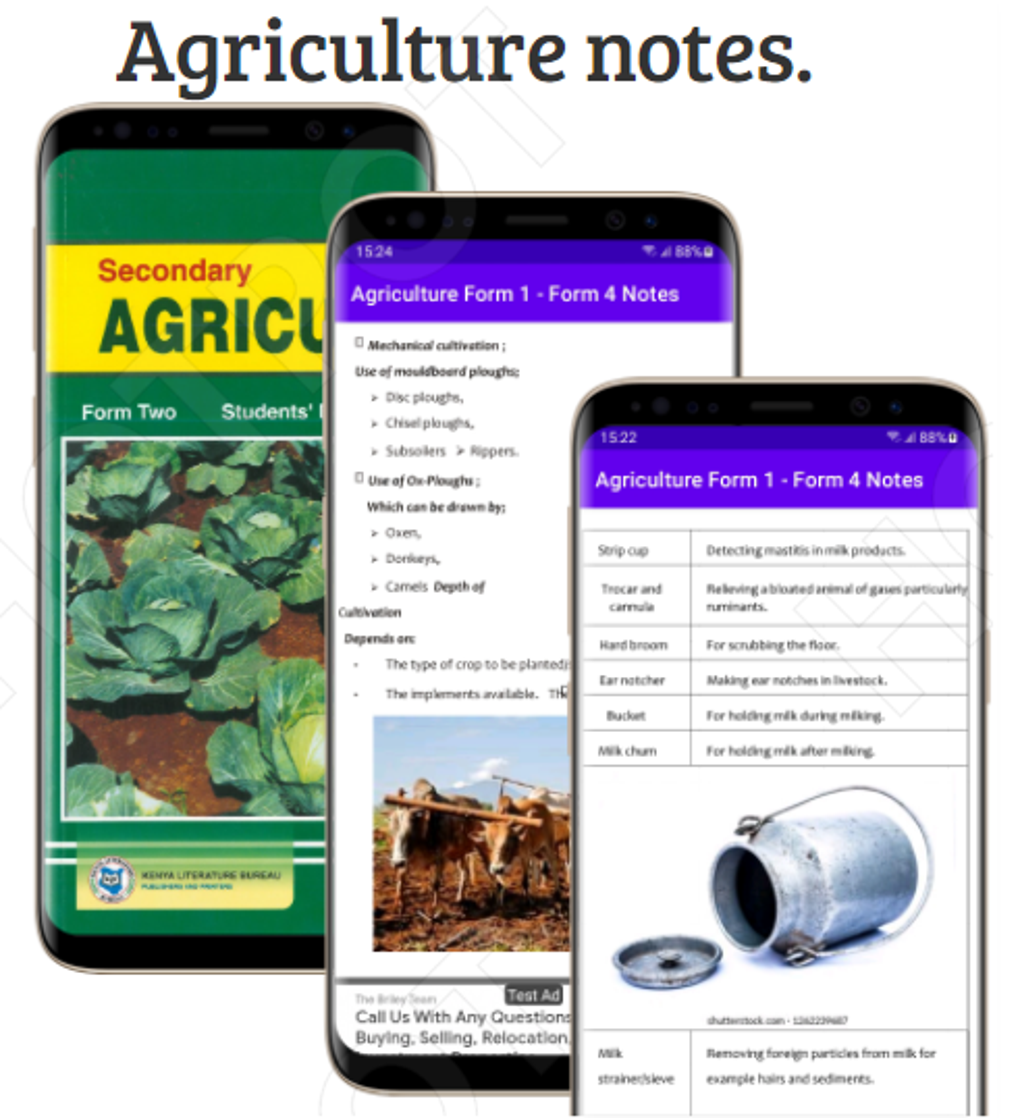 Agriculture: form 1 - 4 notes. для Android — Скачать