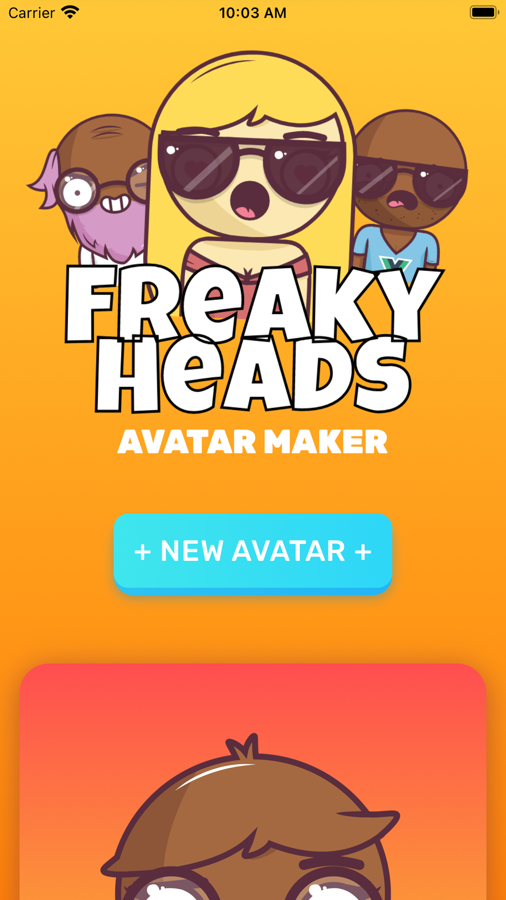 Freaky Heads Cartoon Avatars for iPhone - Download