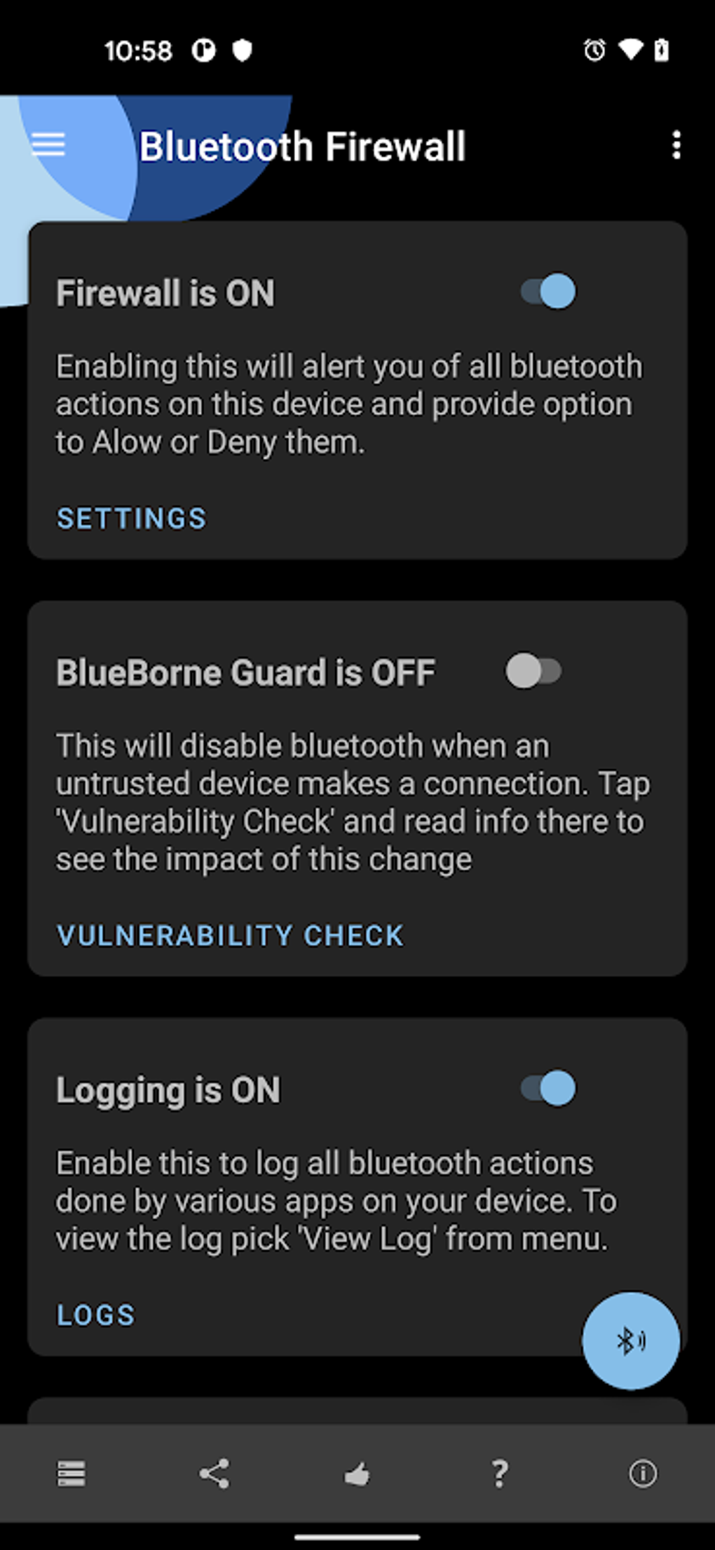Bluetooth Firewall Trial APK for Android Download Bluetooth Firewall Trial APK for Android Download