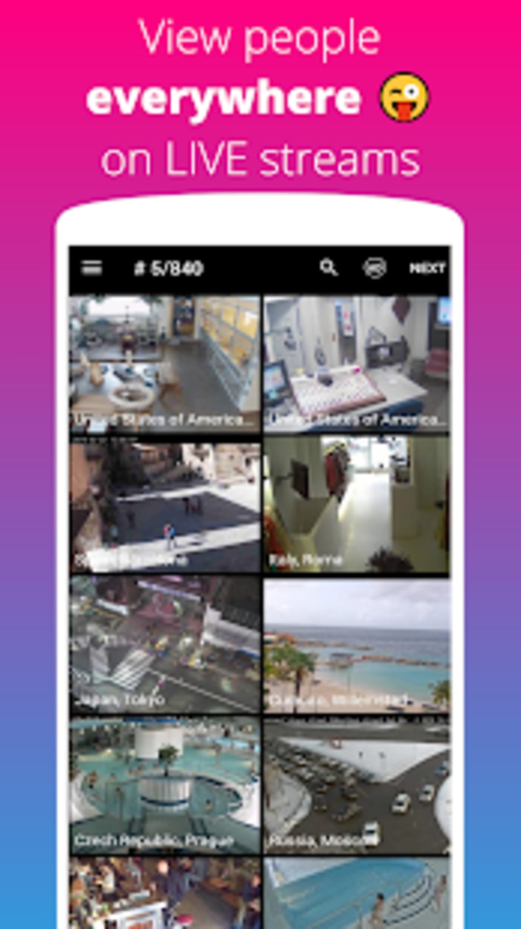 Gouverneur hoofdzakelijk Onvervangbaar Live Camera: World IP CCTV Webcams Online Video APK for Android - Download