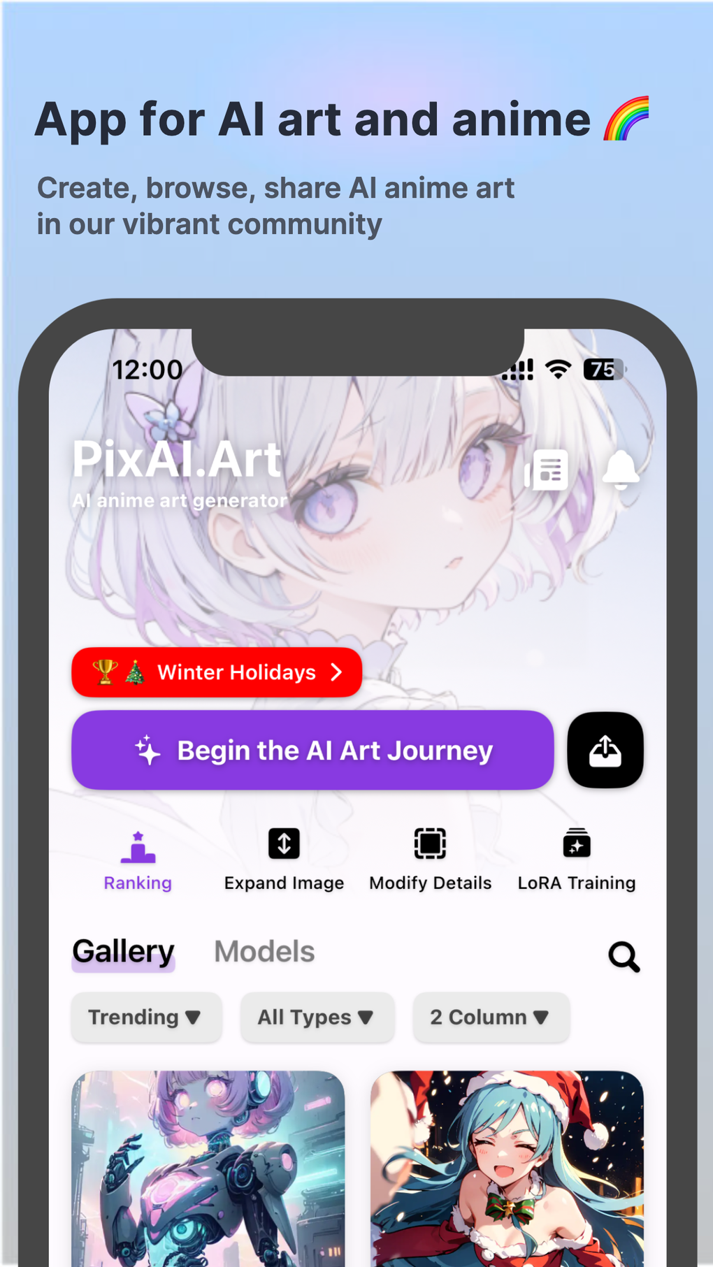 Pixai Ai Anime Art Generator Para Iphone Download