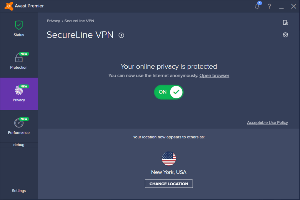 avast secureline vpn free trial month