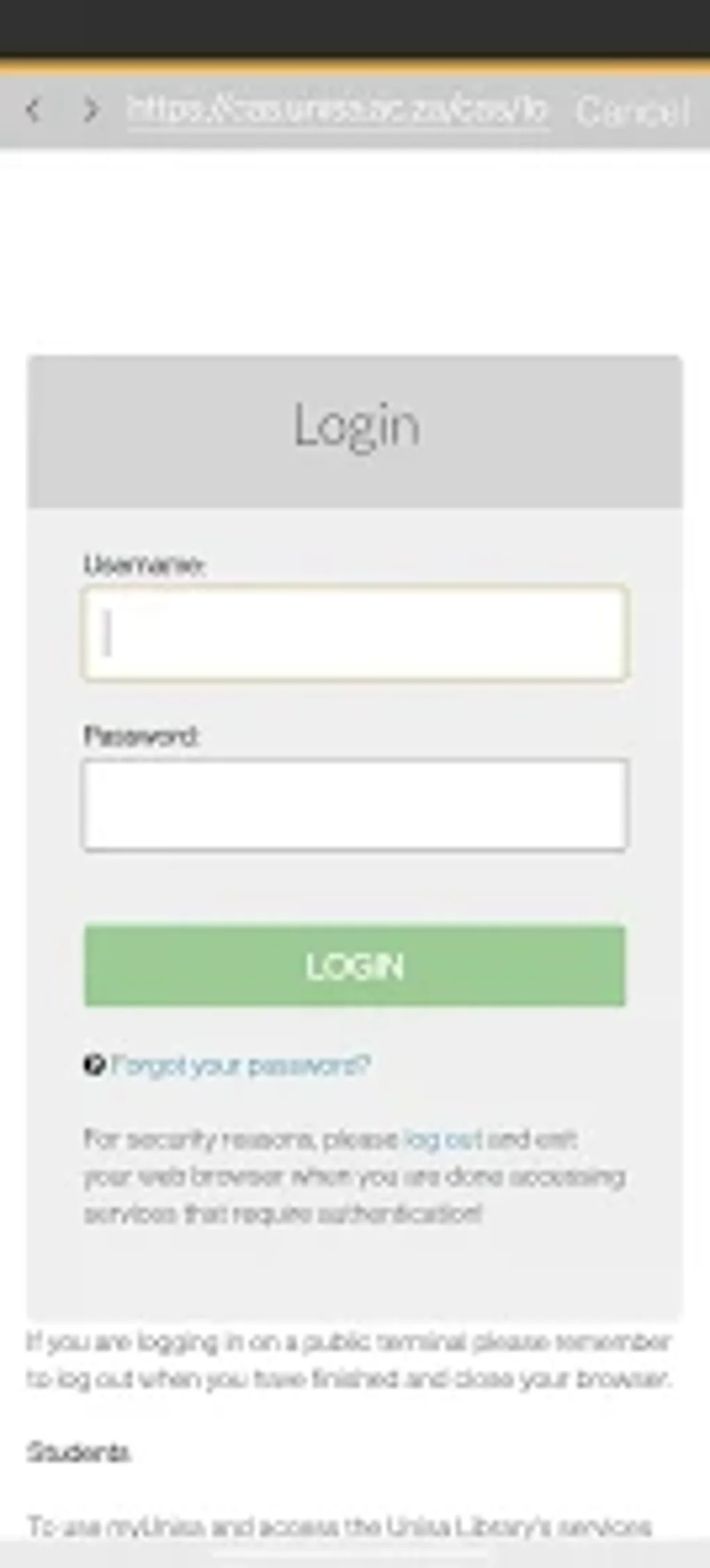 UNISA MyModules For Android Download