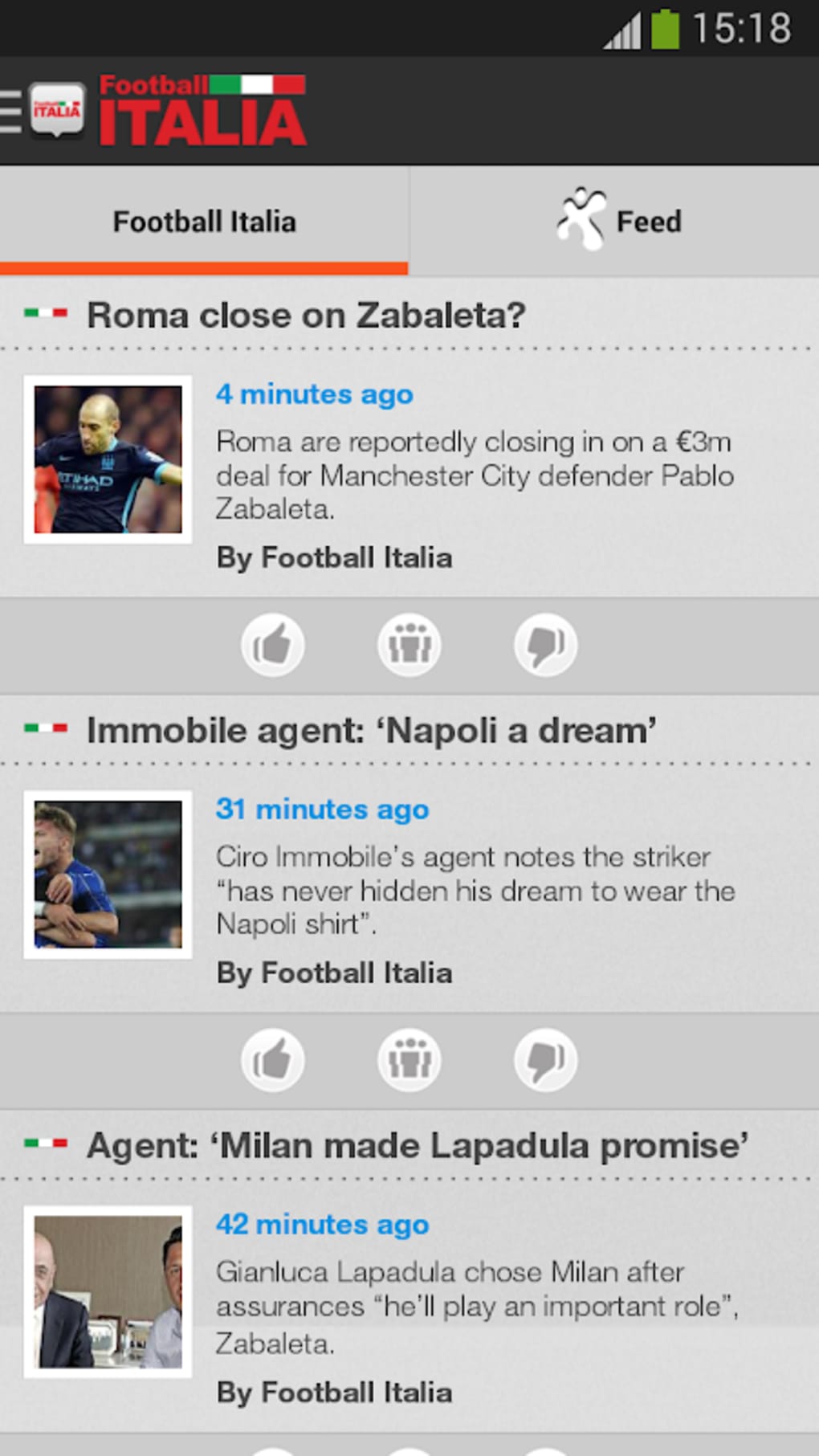 Football Italia APK for Android