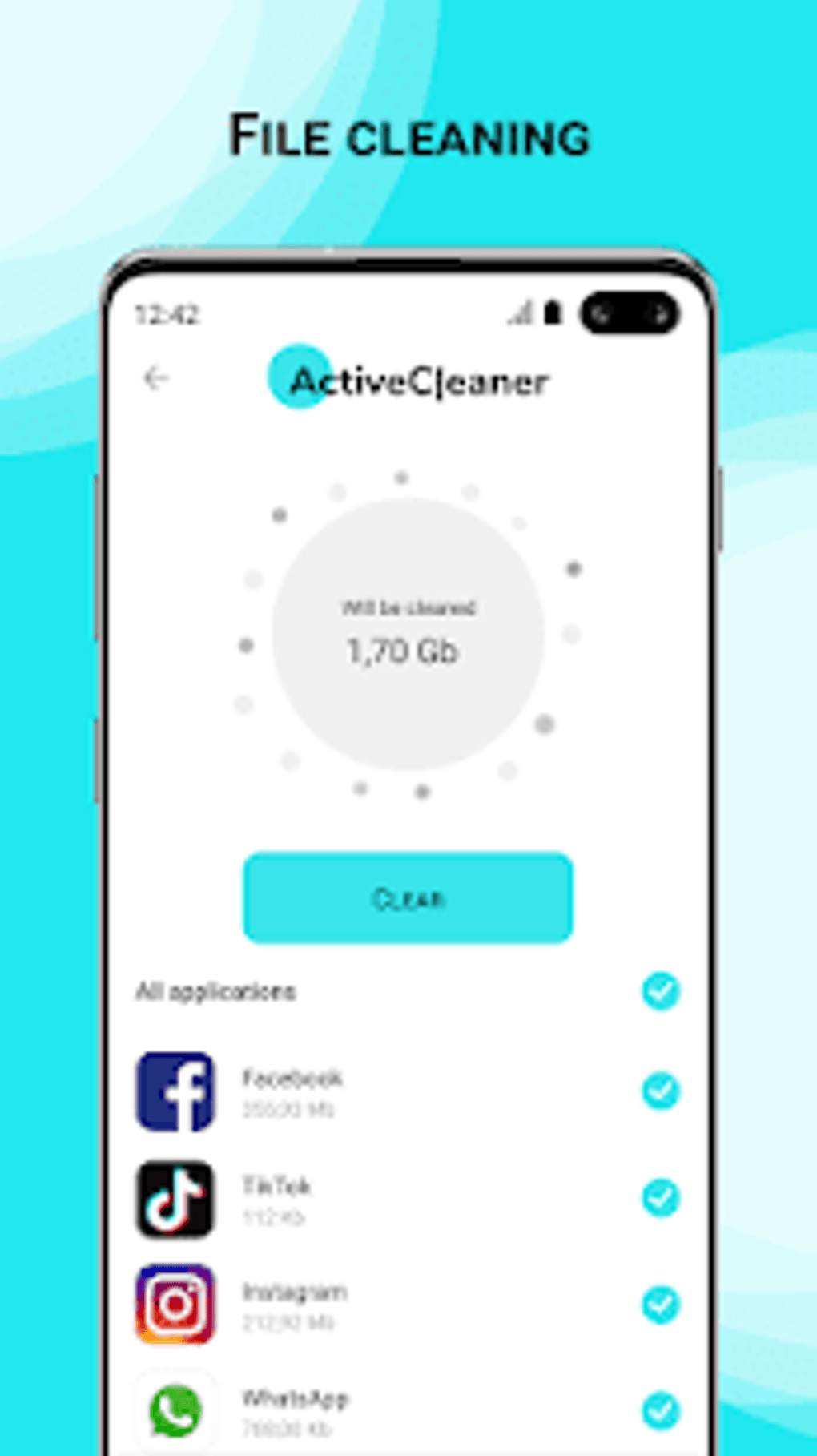 Active Cleaner: Quick Clean And Optimise для Android — Скачать