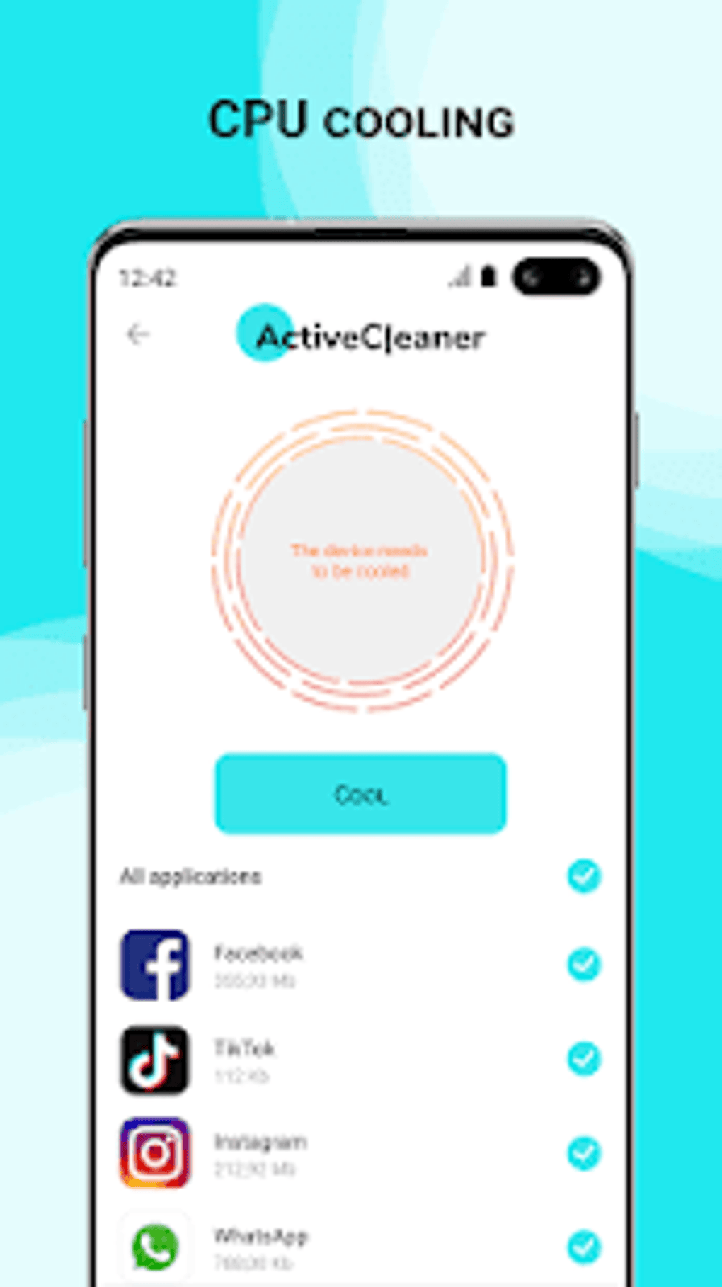 Active Cleaner: Quick Clean And Optimise для Android — Скачать