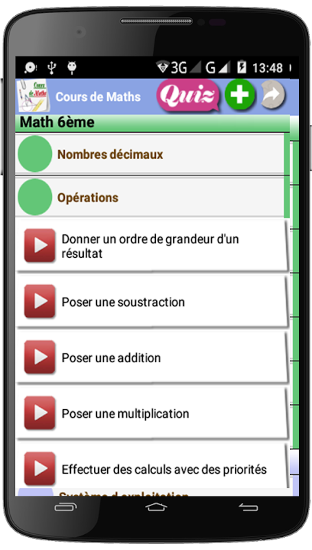 Android I in Cours De Maths APK ndir Android I in Cours De Maths APK ndir