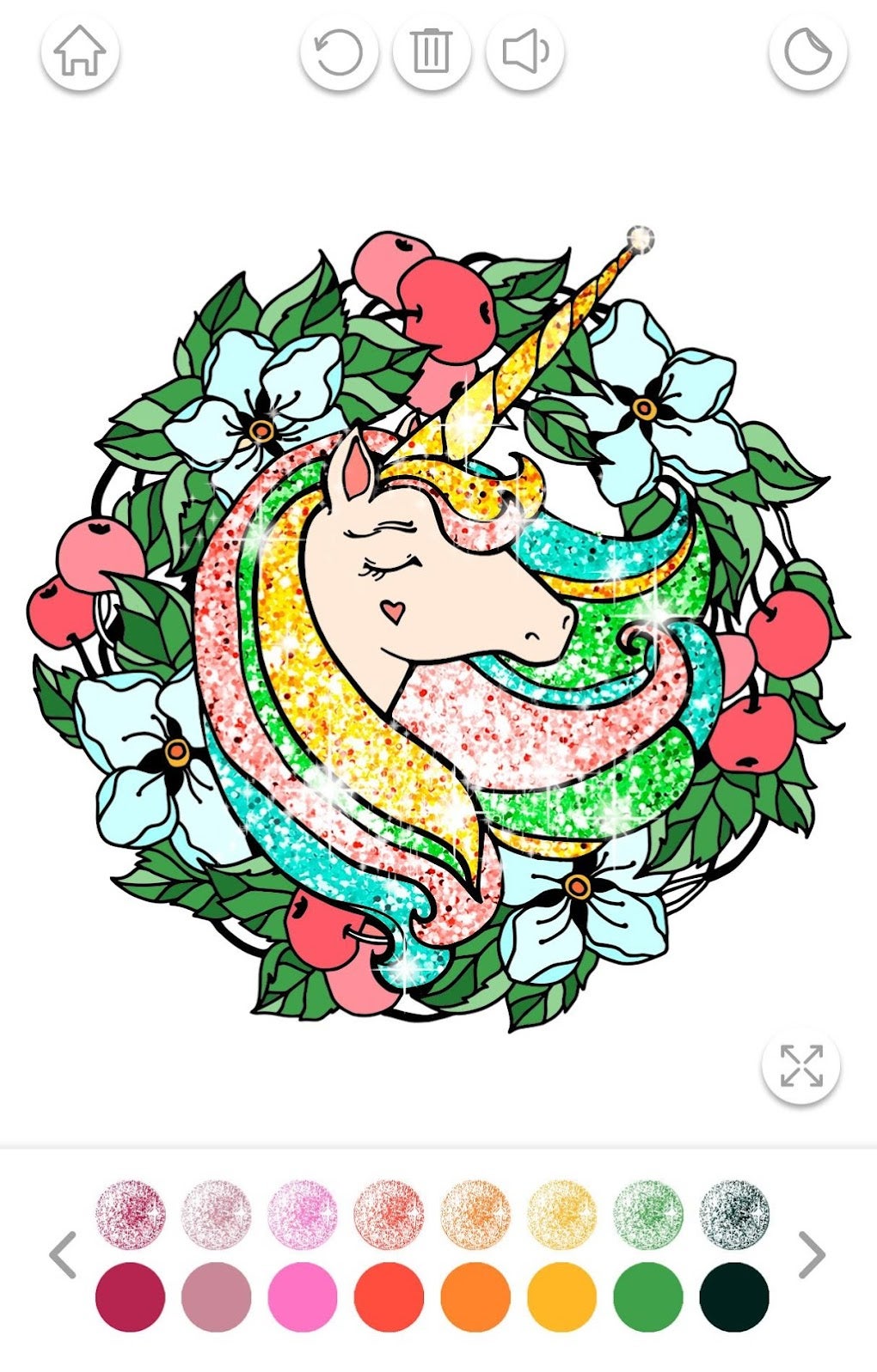 Unicorn Coloring Book Glitter APK for Android Download