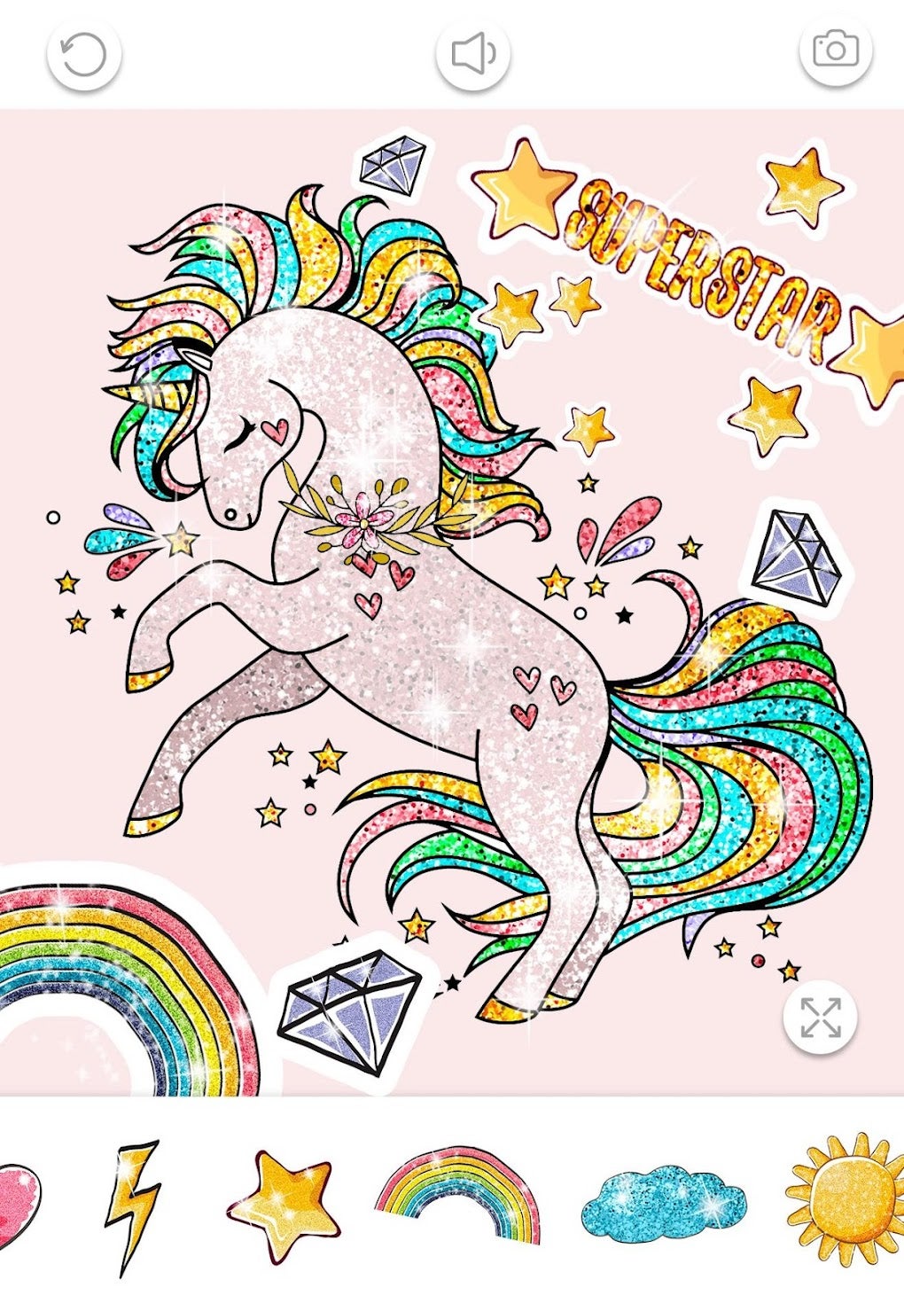 Unicorn Coloring Book Glitter APK for Android - Download