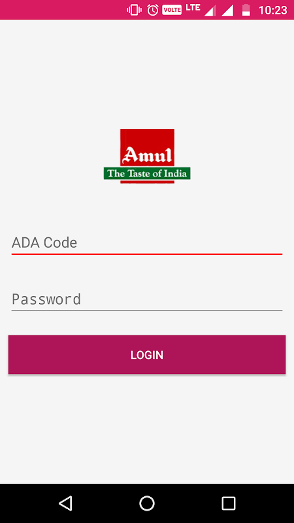 Android Amul ADA Mobile Application For ADAs 