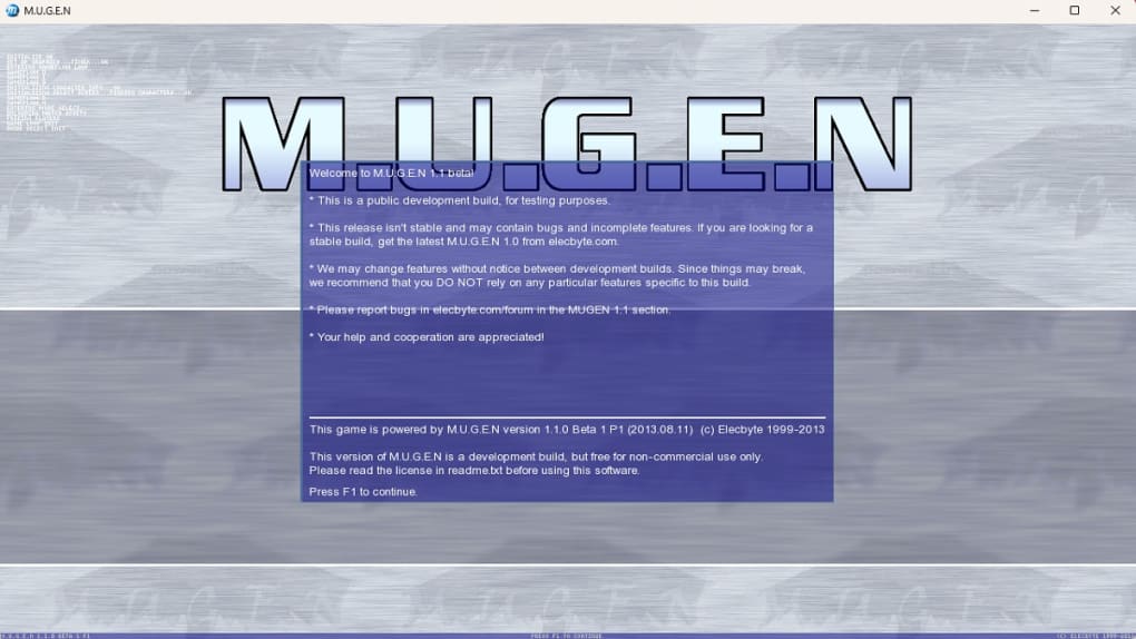 M.U.G.E.N for Windows - Download it from Uptodown for free