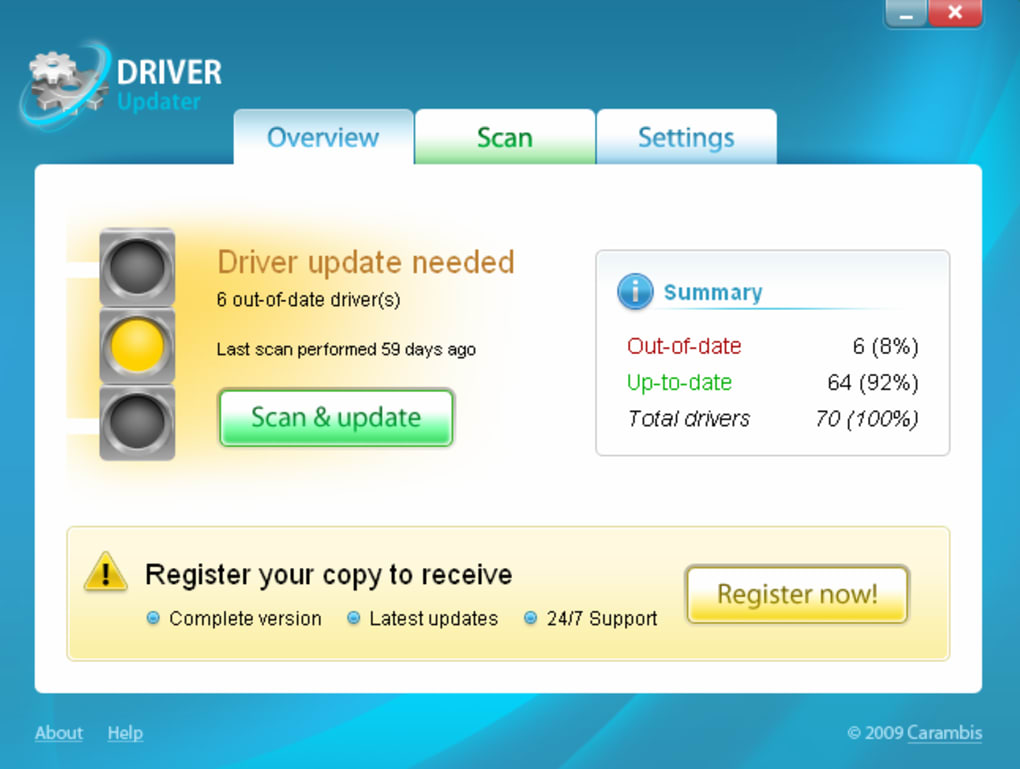 carambis driver updater 2013 free serial key