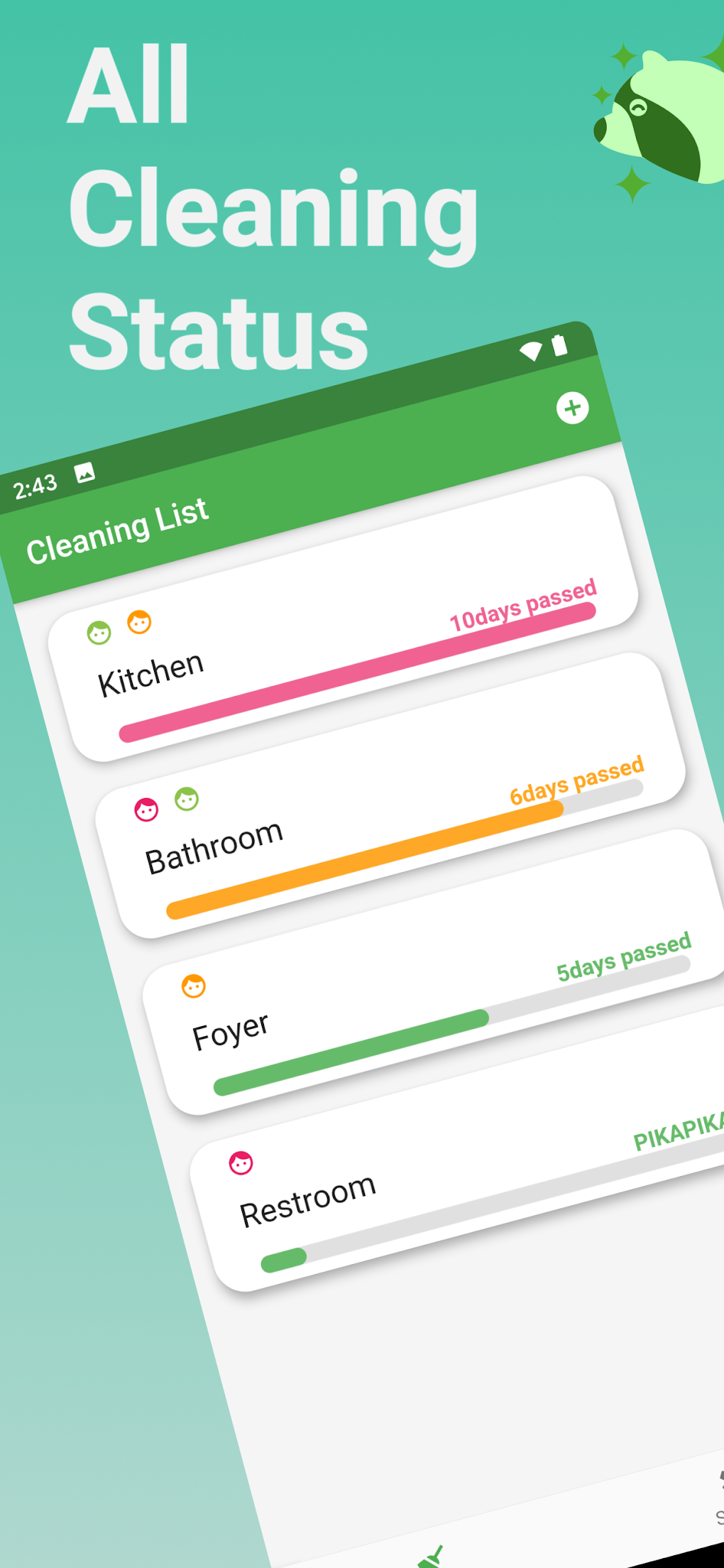 Chores Schedule App PikaPika Android Chores Schedule App PikaPika Android