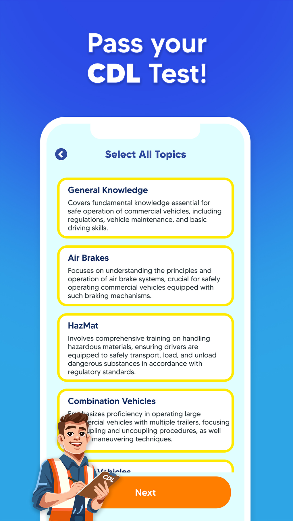 CDL Prep Test Practice 2024 Para IPhone - Descargar