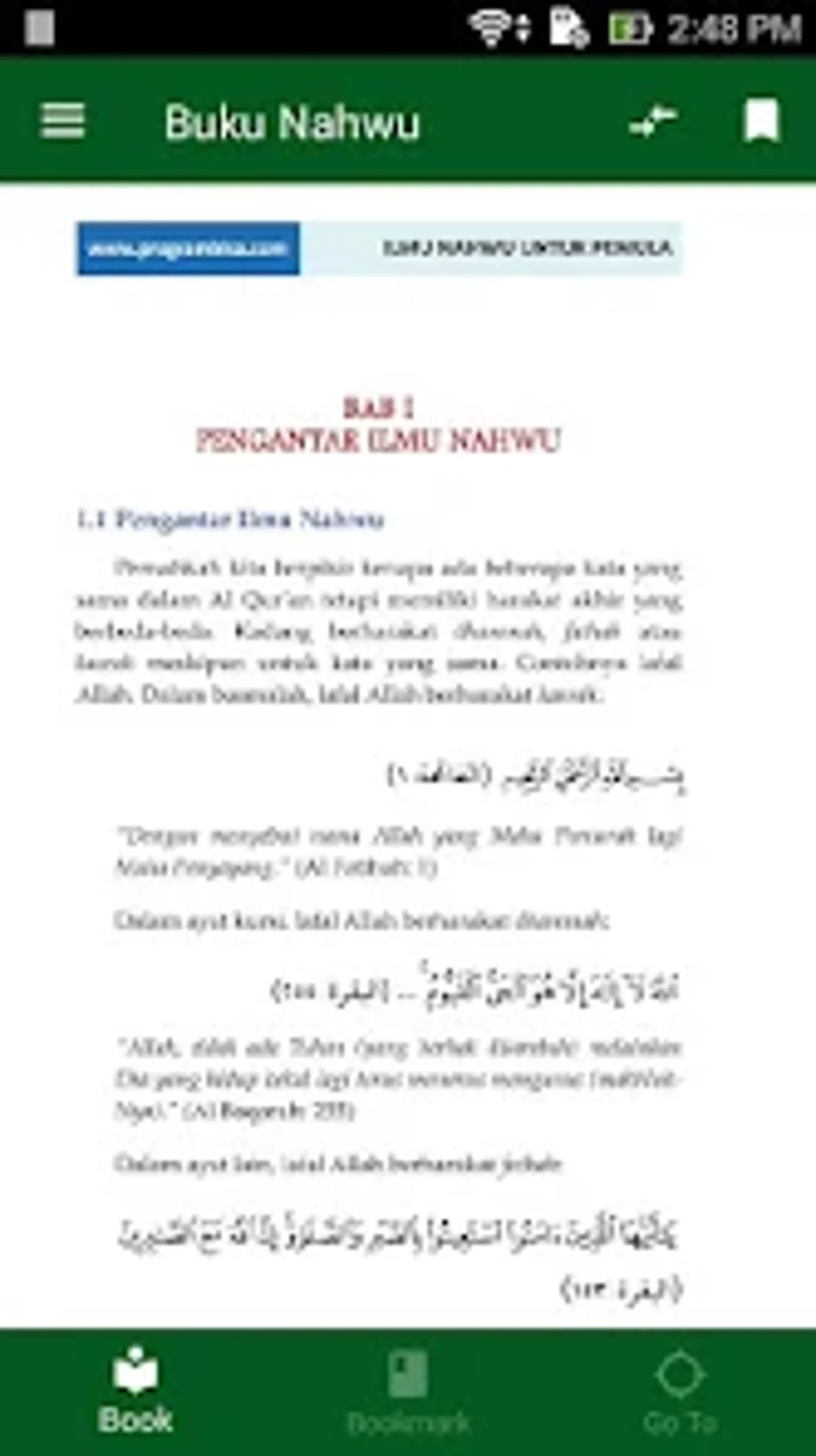 BISA Bahasa Arab Nahwu Shorof For Android - Download