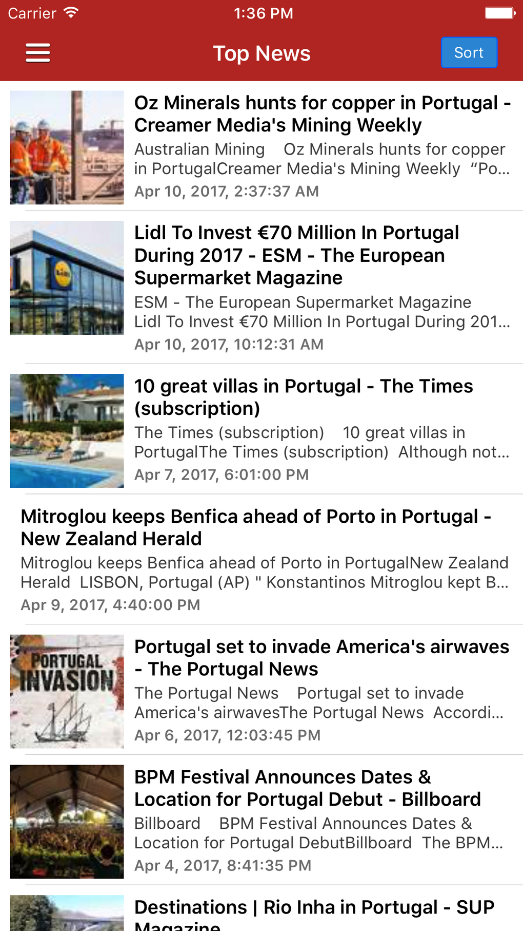 Portugal News English Today Portuguese Radio para iPhone - Download