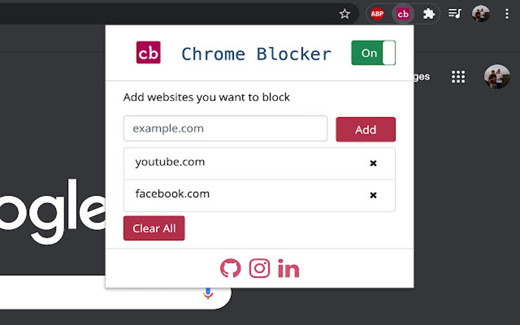 Chrome Blocker for Google Chrome Extension Download