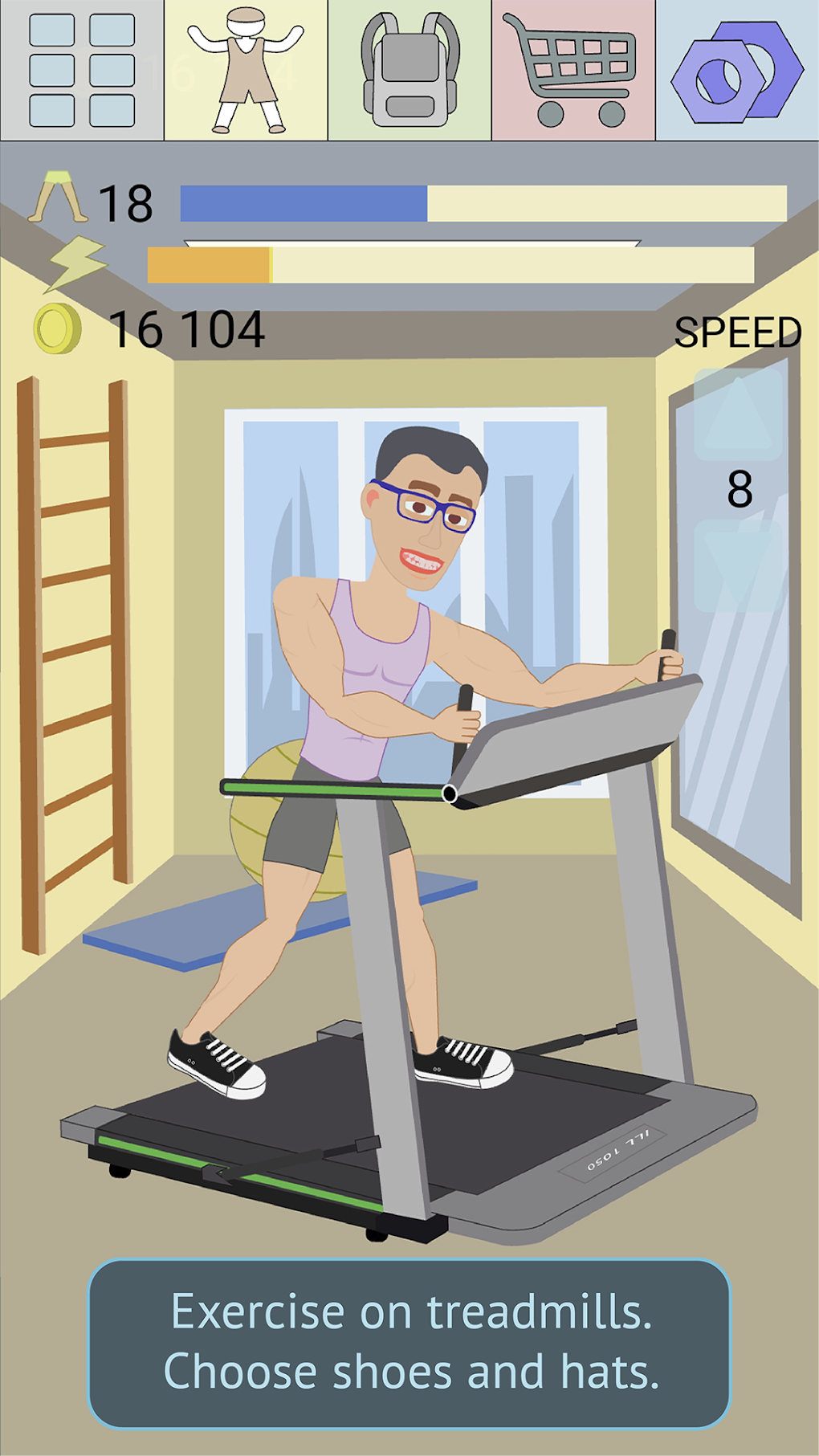 Roblock Gym Clicker Lifting mobile android iOS apk download for