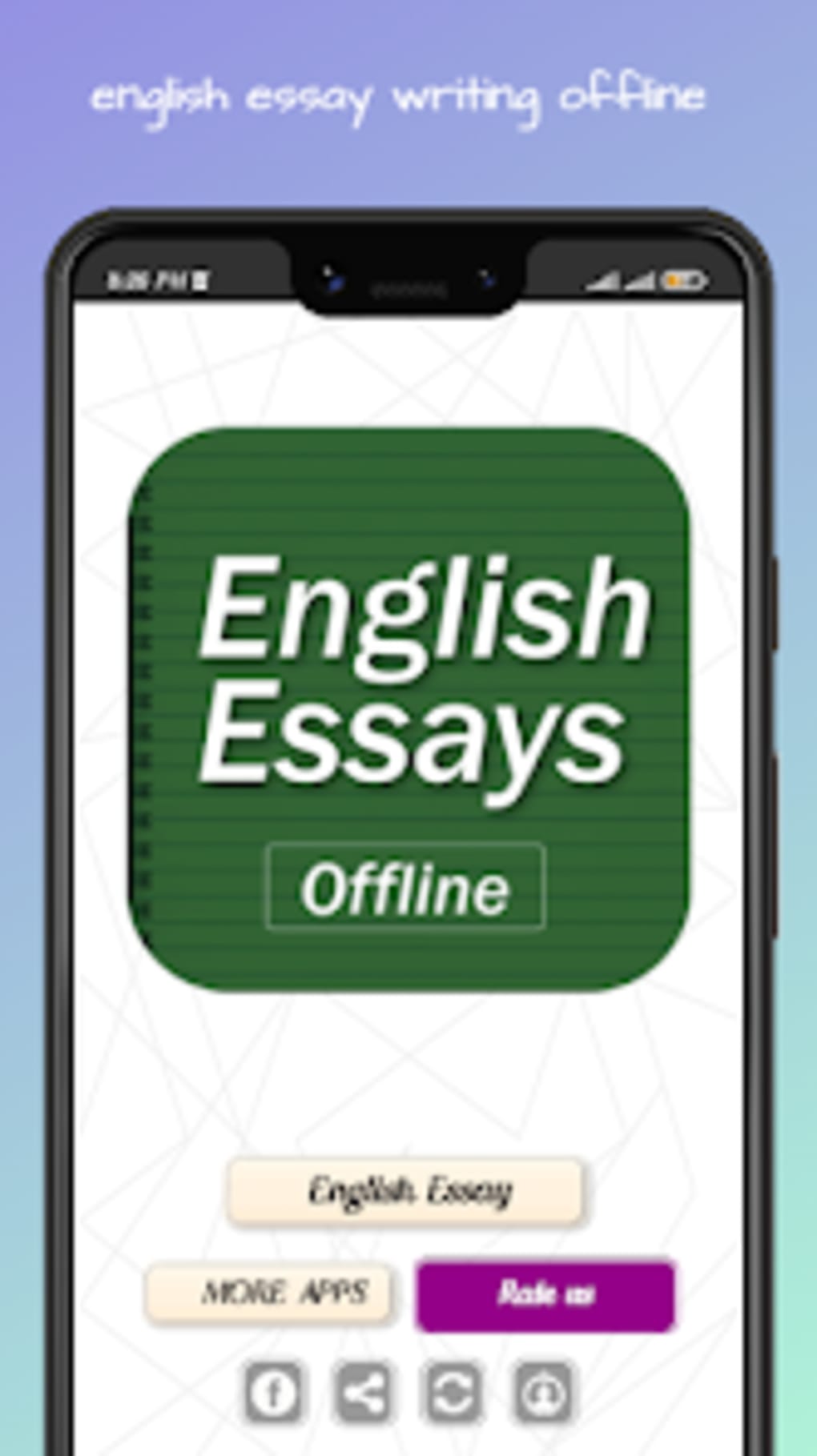 english essay app offline