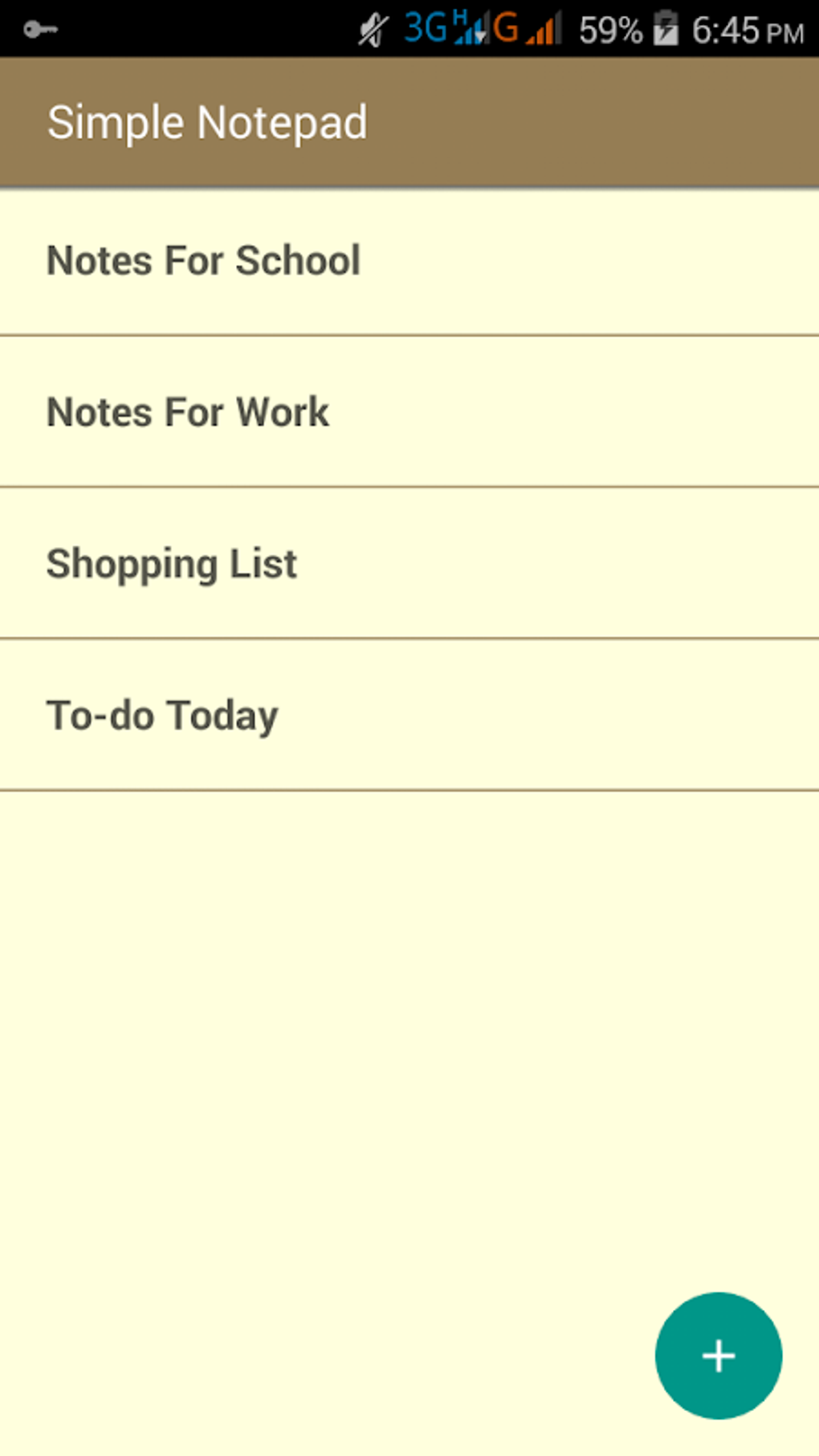 Simple Notepad APK para Android - Descargar