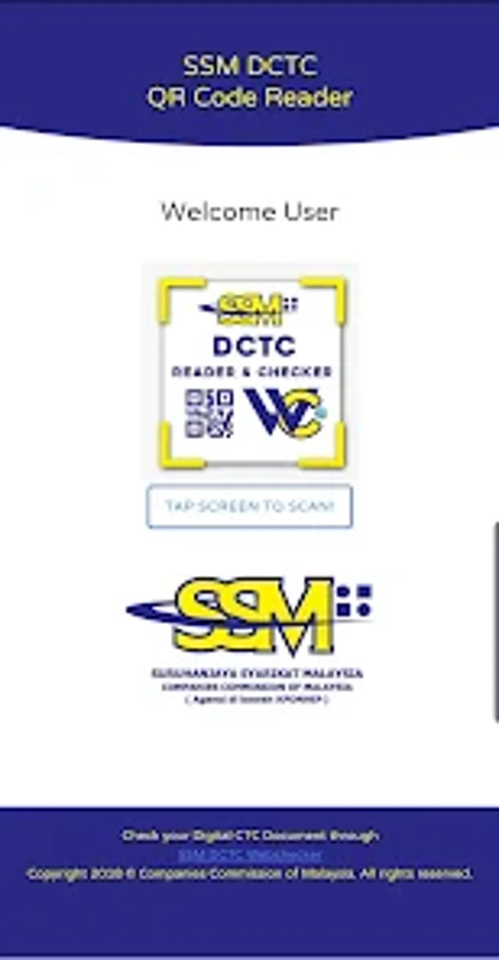 SSM DCTC QR READER for Android - Download