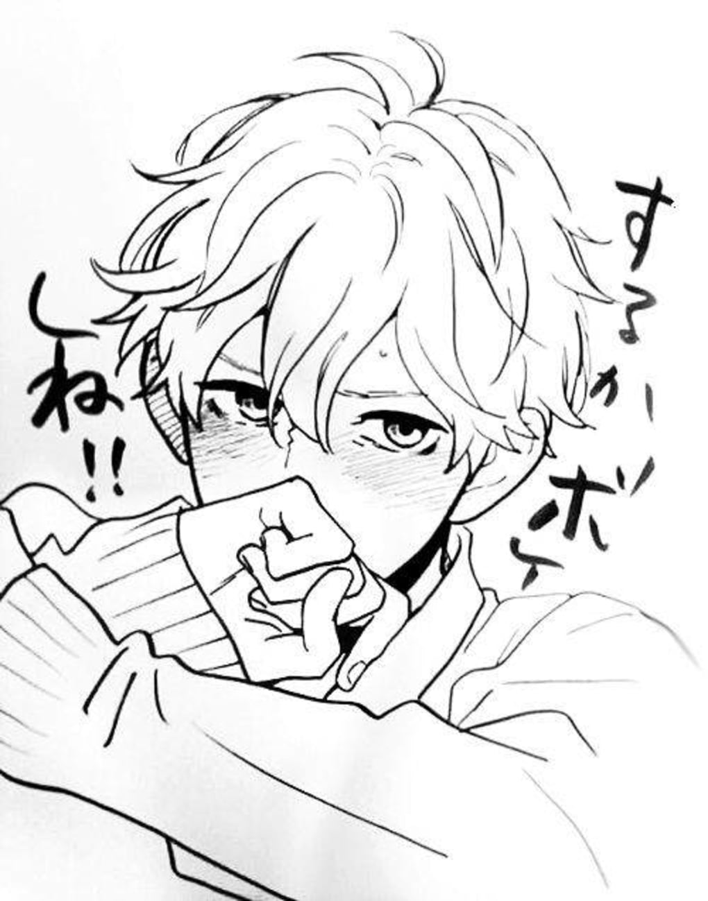 Cute Anime Boy Drawing  Drawing Skill