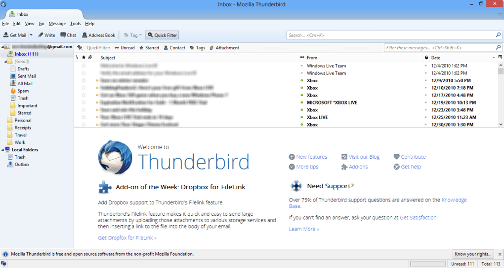 Thunderbird 13.0 1 Download