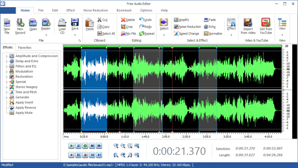 power audio editor free download
