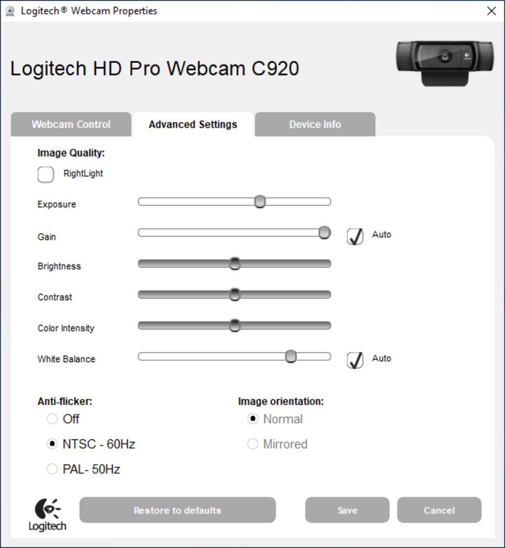 logitech webcam 720p software free download
