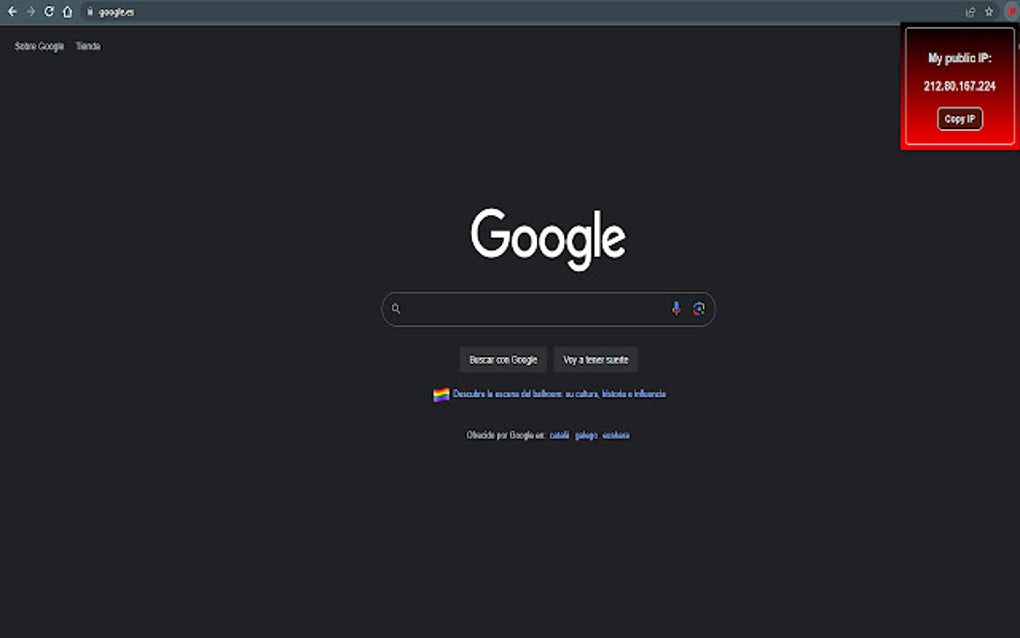 My public ip google chrome i in eklenti ndir