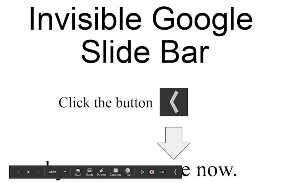 invisible-google-slide-control-bar-for-google-chrome-extension-download