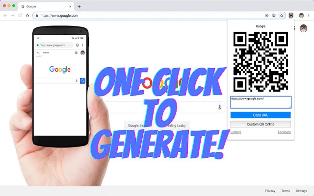 The QR Code Extention for Google Chrome - Extension Download