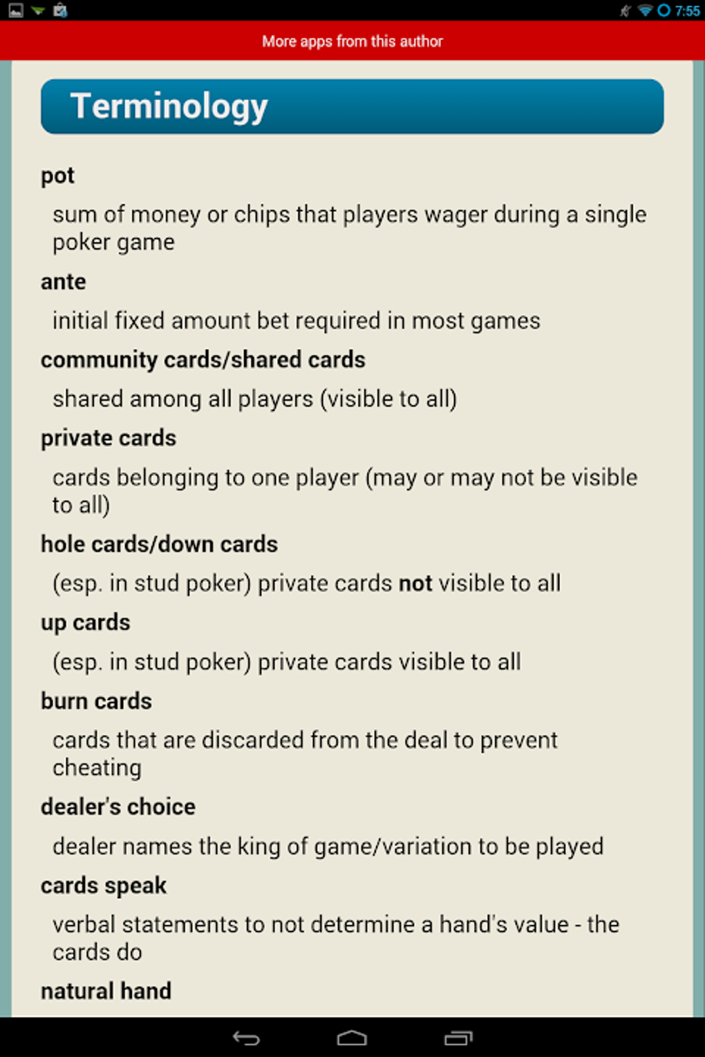Poker Rules Quikies APK Para Android Descargar Poker Rules Quikies APK Para Android Descargar