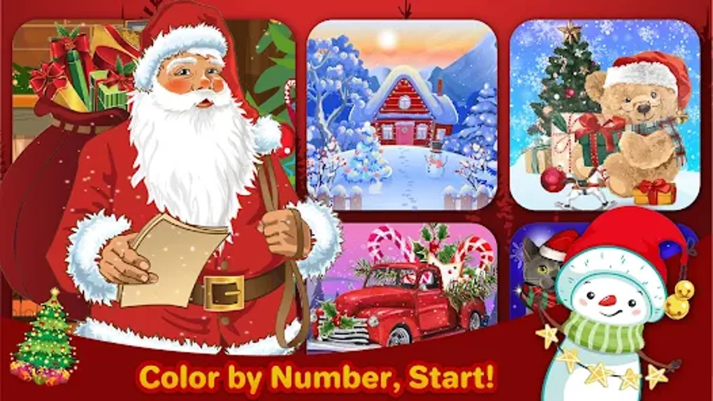 Um dos melhores jogos para colorir no xmas